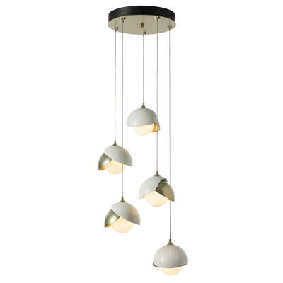 Brooklyn 5-Light Double Shade Pendant