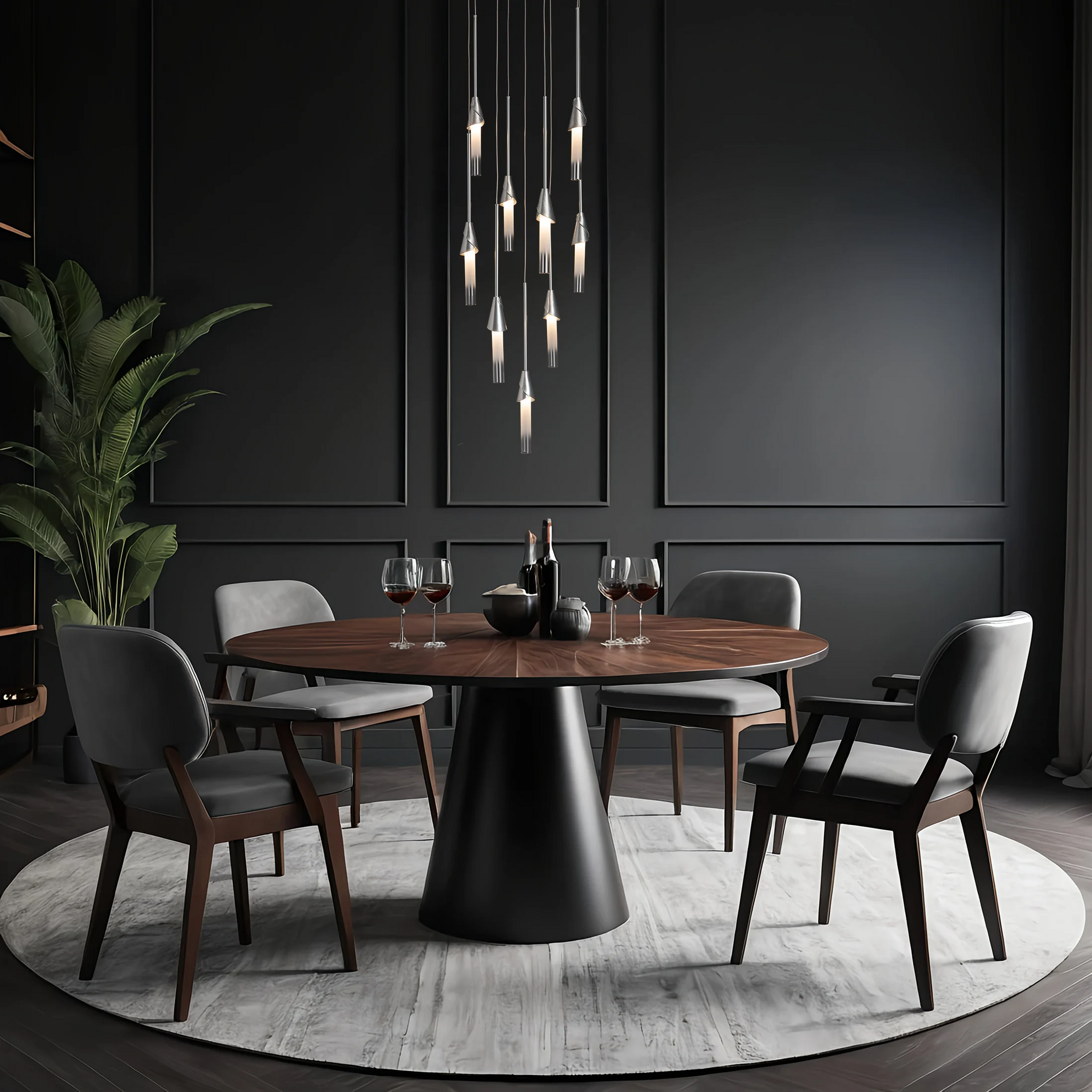 Lilium 9-Light Round Pendant
