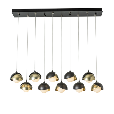 Brooklyn 10-Light Double Shade Pendant