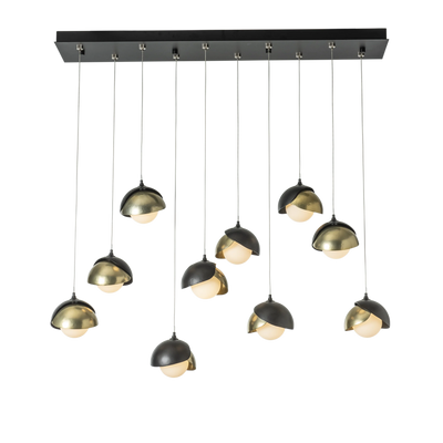 Brooklyn 10-Light Double Shade Pendant