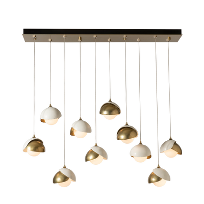 Brooklyn 10-Light Double Shade Pendant