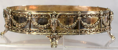 Oval Plated Silver Centerpiece