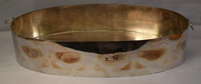 Oval Plated Silver Centerpiece