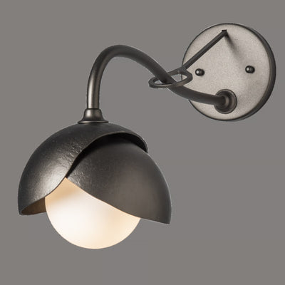 Brooklyn 1-Light Double Shade Long-Arm Sconce