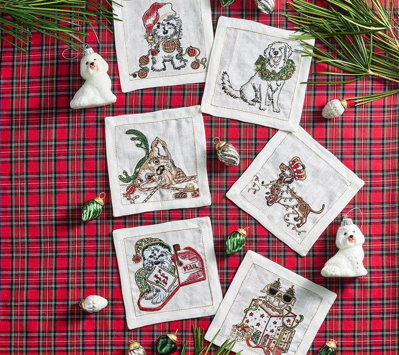 Coasters-Christmas Dogs