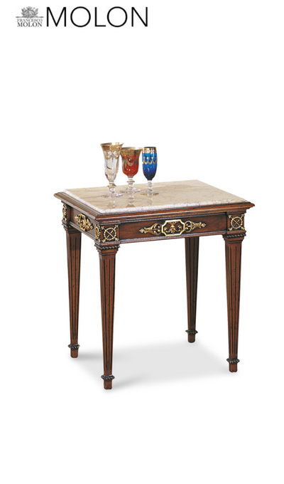 Accent Table New Empire, Negro Marquina Marble