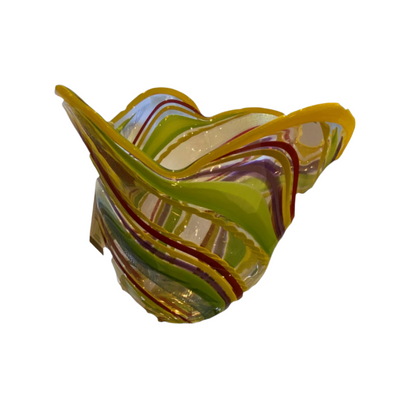 Handblown Glass Bowl by Rollin Karg