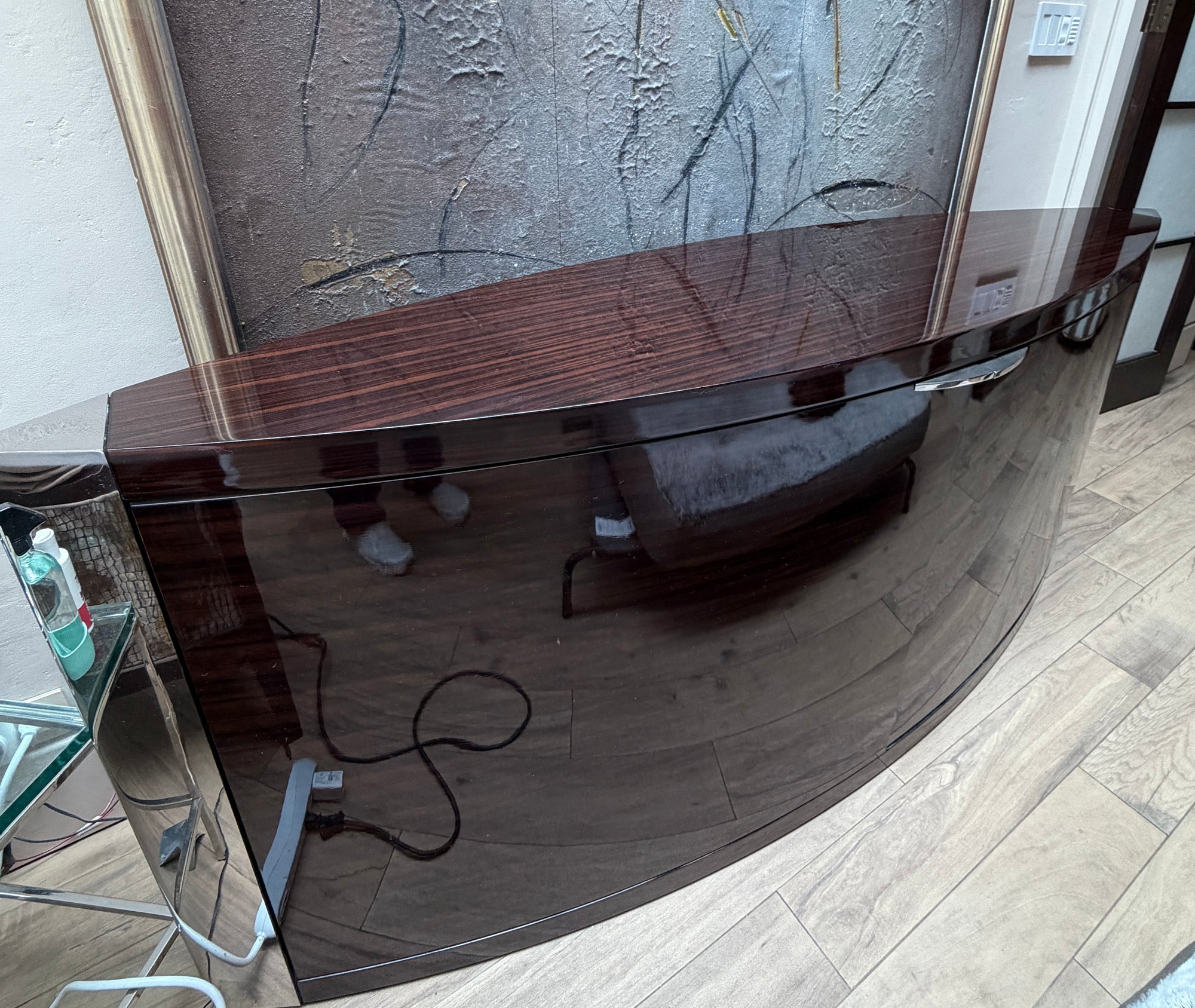 Custom Macassar Ebony Cabinet