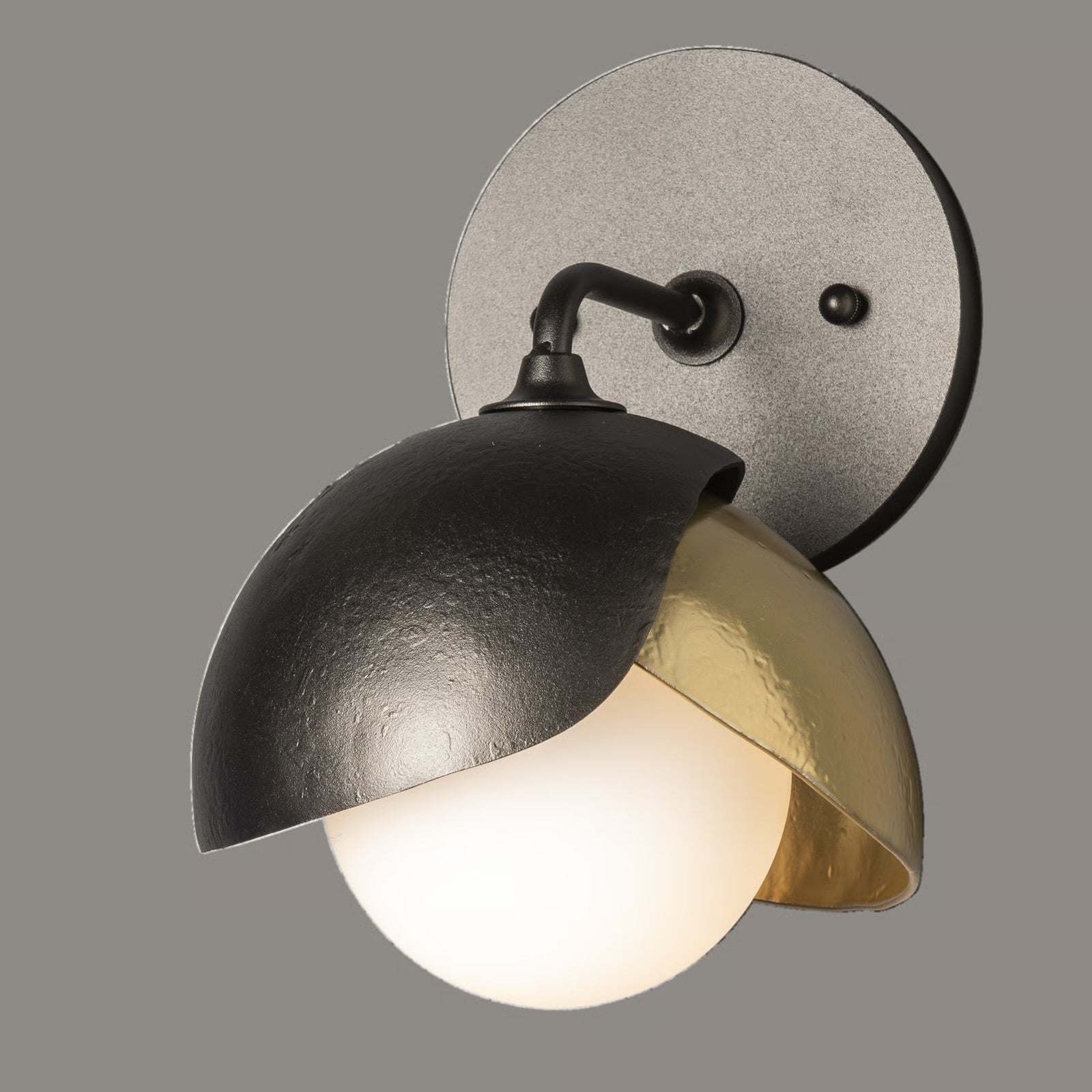 Brooklyn 1-Light Double Shade Bath Sconce