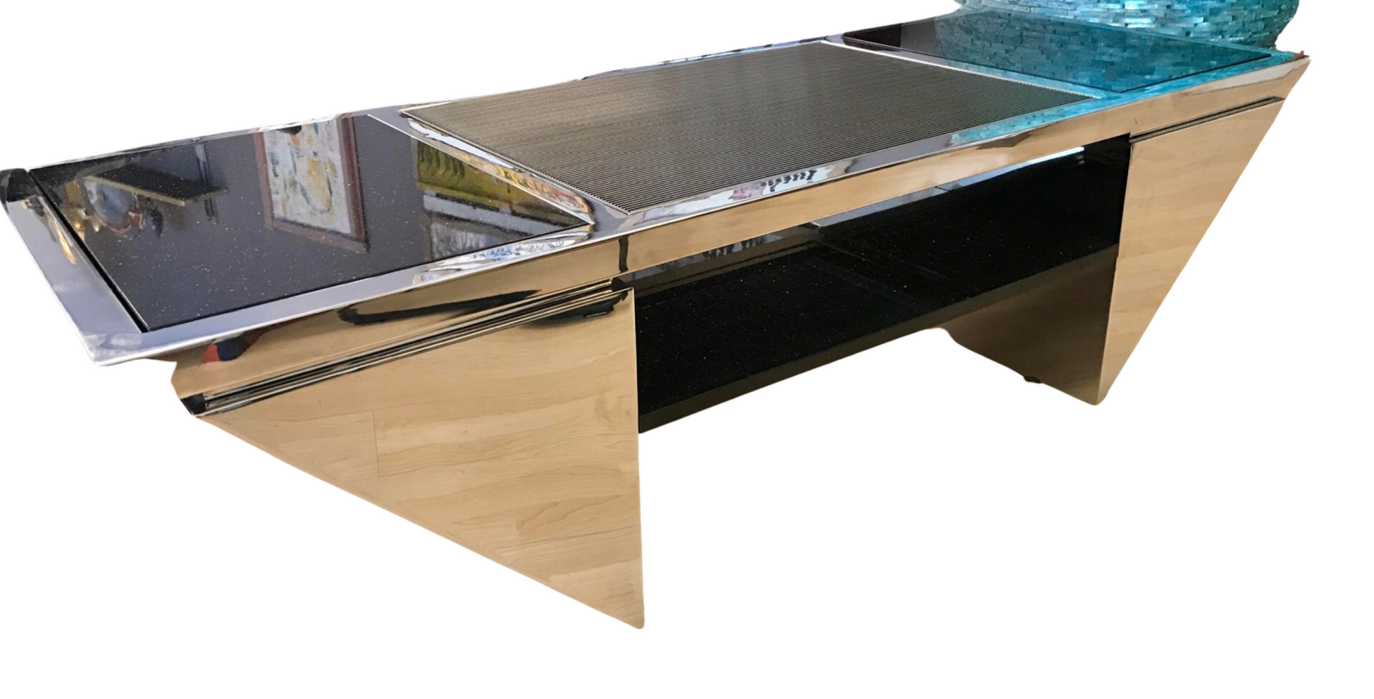 Brueton Cocktail Table Stainless Steel