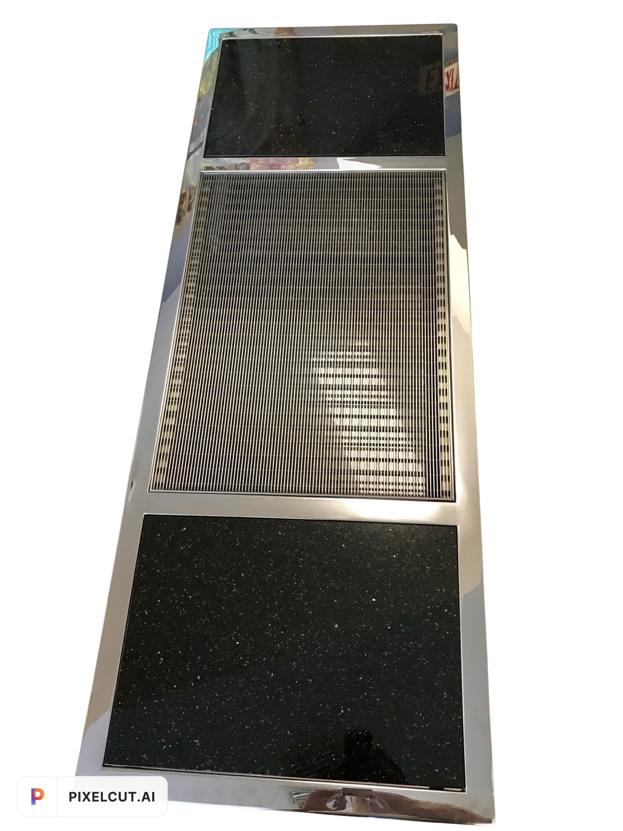 Brueton Cocktail Table Stainless Steel