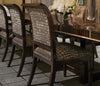 Dining Side Chairs, Macassar Ebony Faux Finish