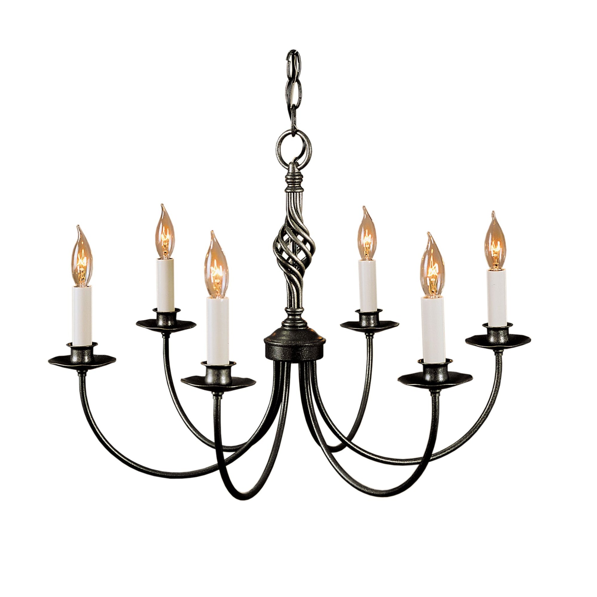 Twist Basket 6 Arm Chandelier