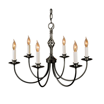 Twist Basket 6 Arm Chandelier