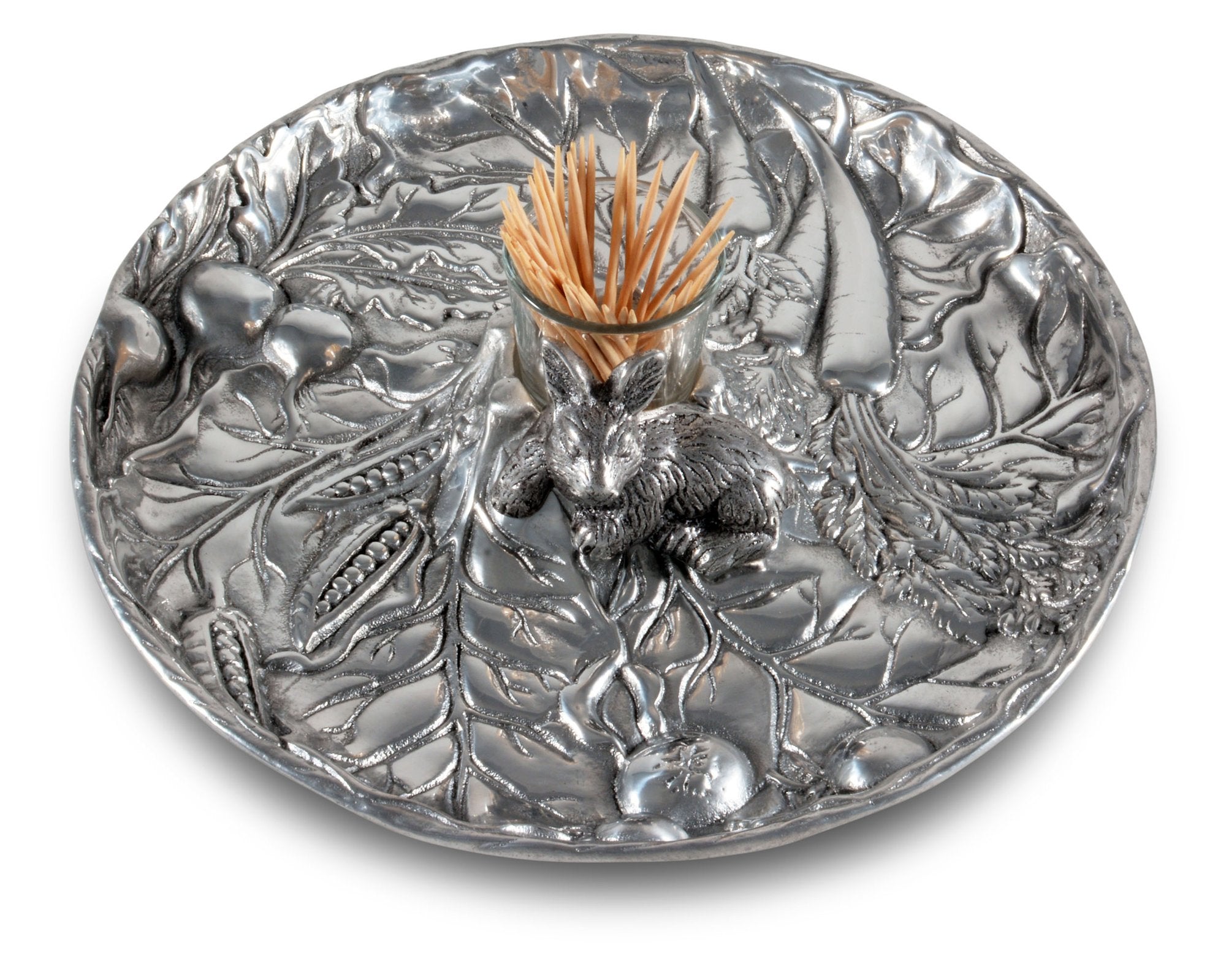Rabbit Garden Tidbit Tray