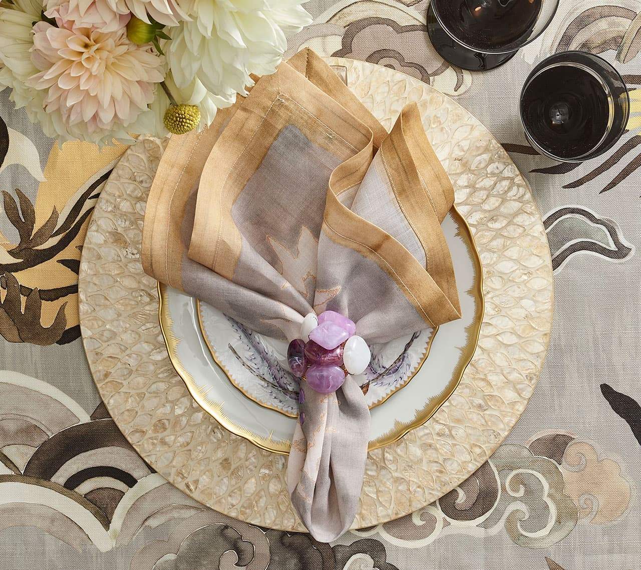 Marquis Placemat in Champagne, Set of 4