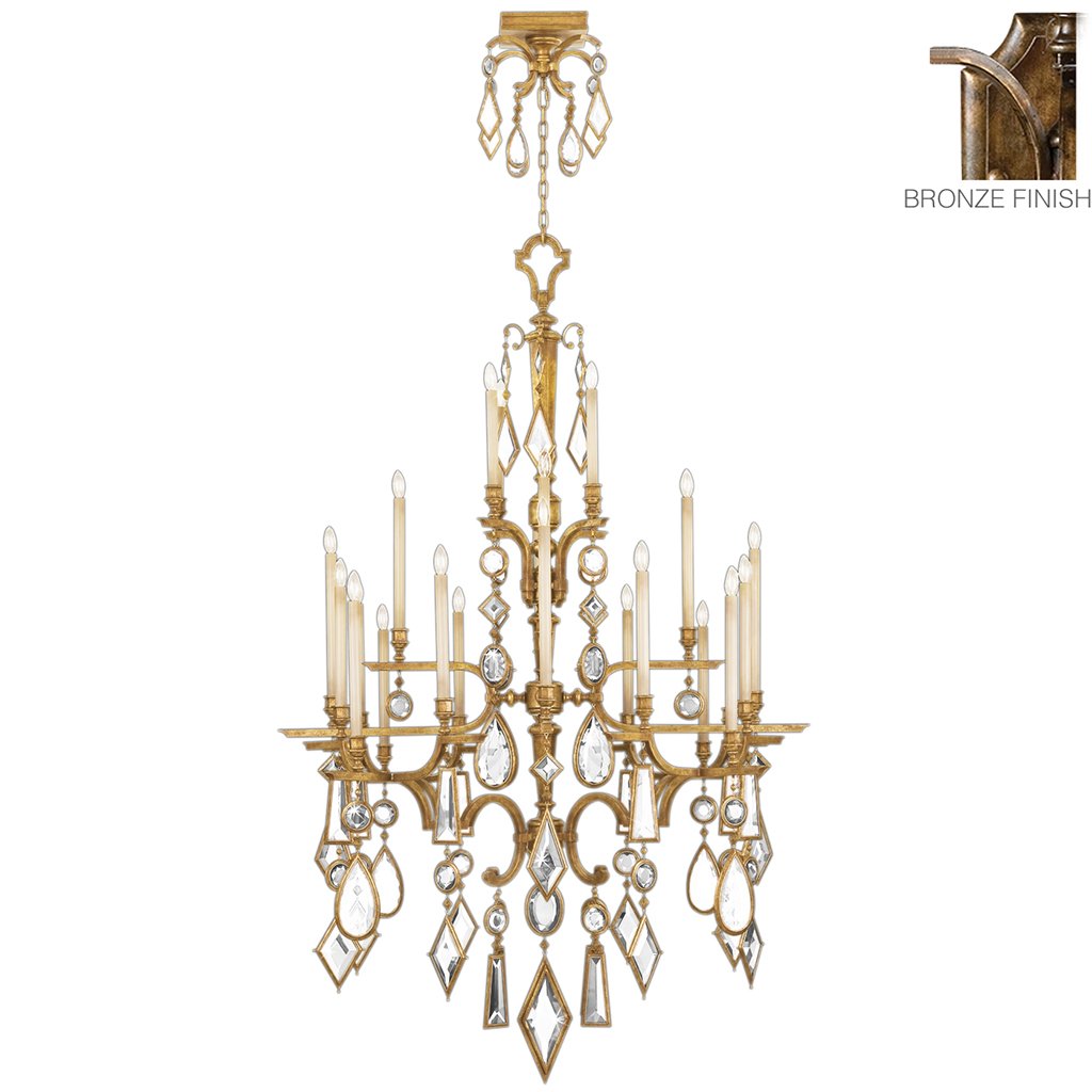 Encased Gems Chandelier 709440-3ST
