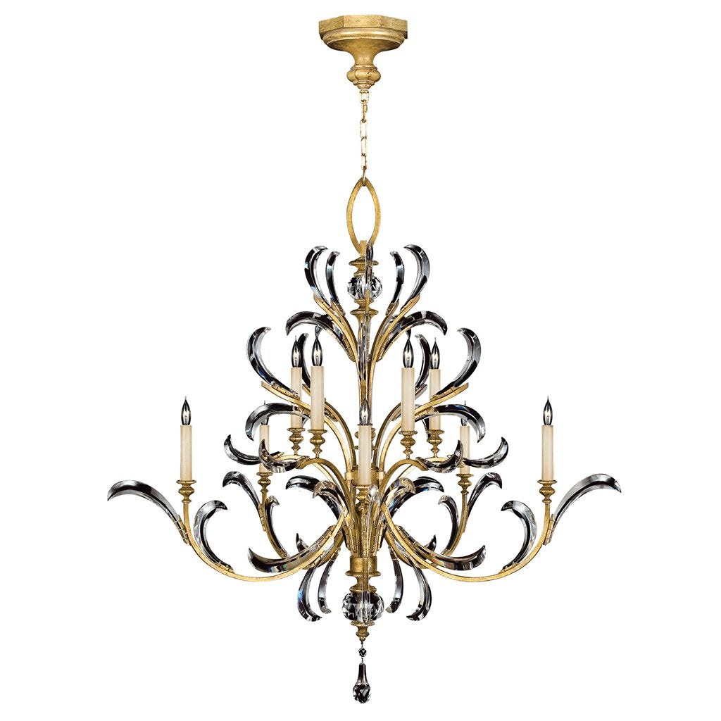Beveled Arcs Gold Chandelier 760640ST