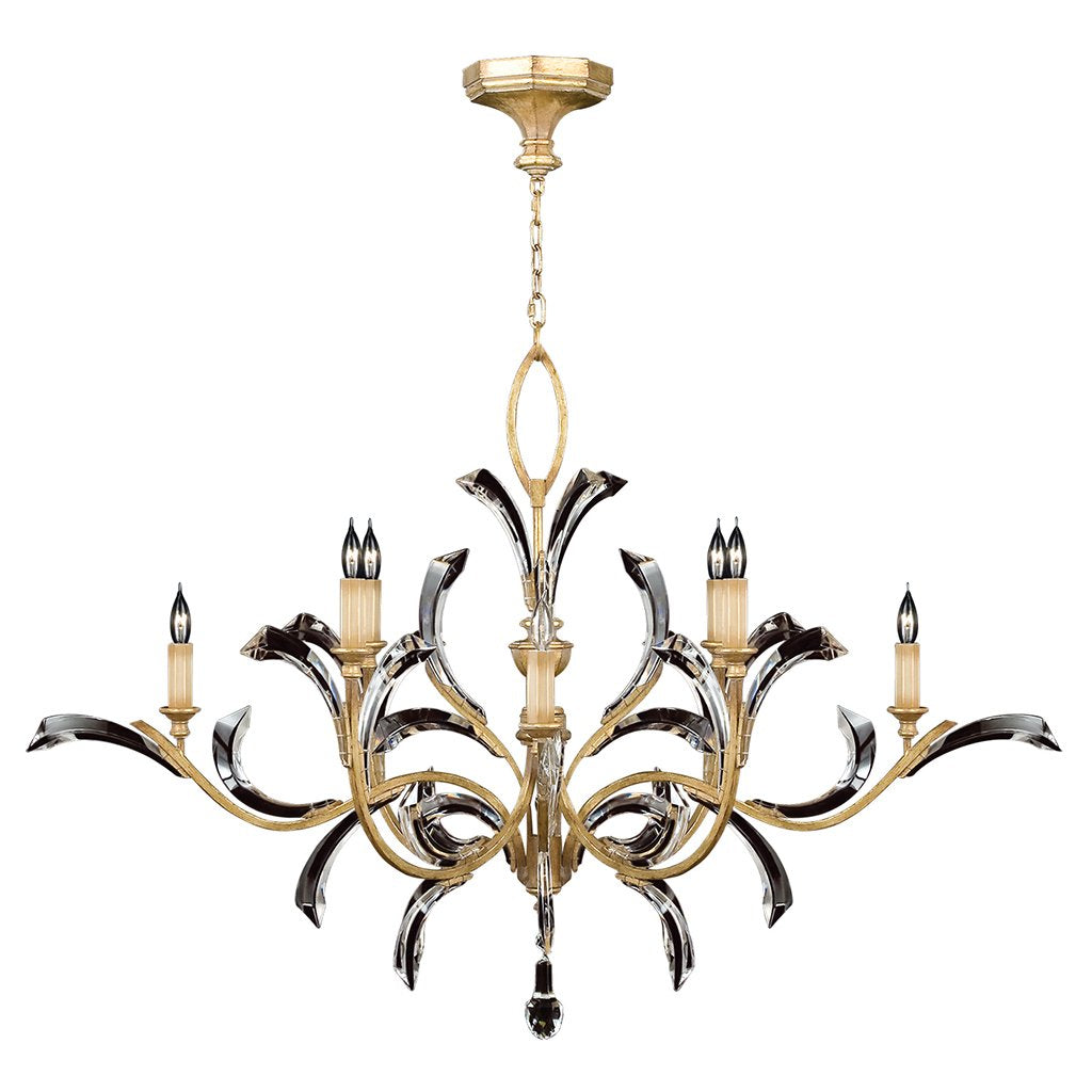 Beveled Arcs Gold Chandelier 761640ST