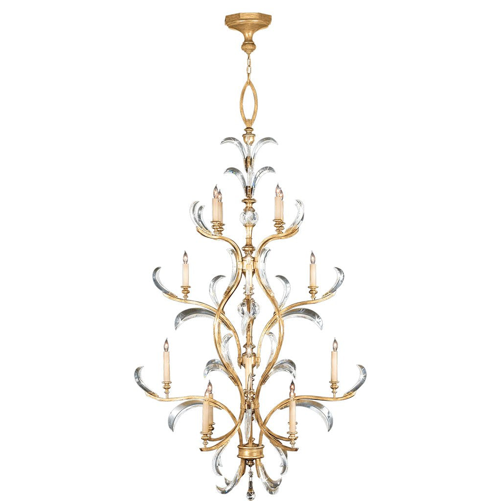 Beveled Arcs Gold Chandelier 762940ST