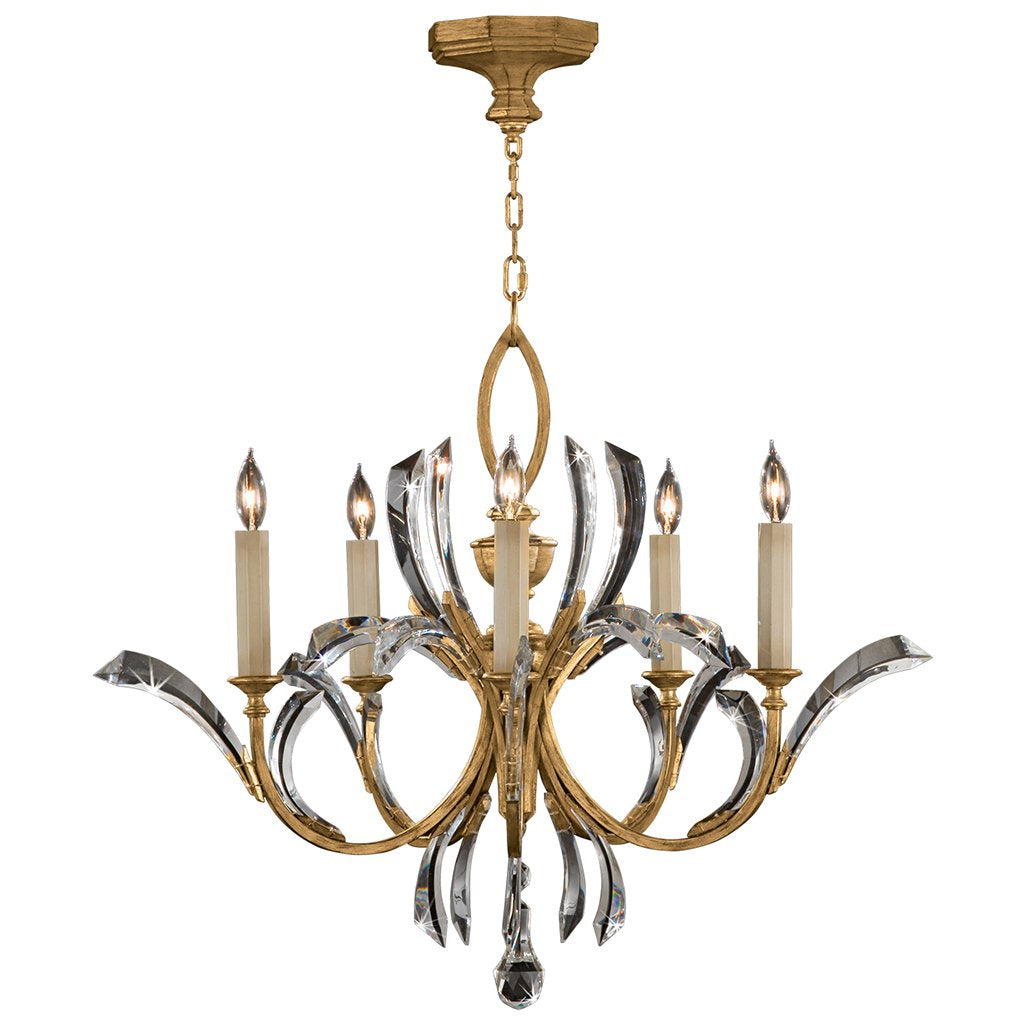 Beveled Arcs Gold Chandelier 763040ST