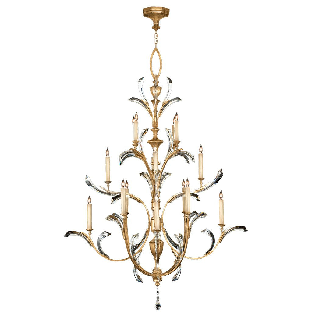 Beveled Arcs Gold Chandelier 767240ST