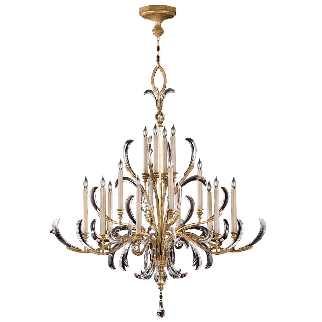 Beveled Arcs Gold Chandelier 770040ST