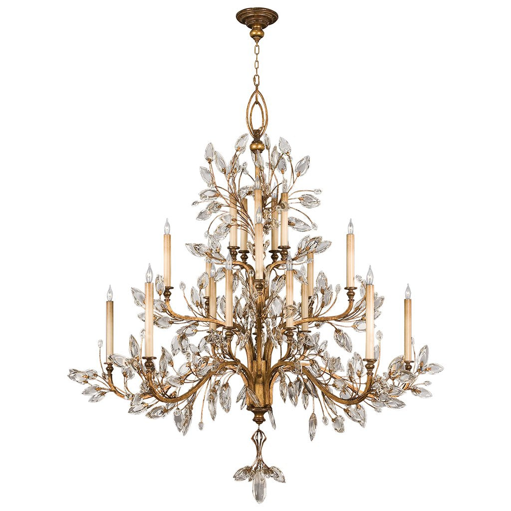 Crystal Laurel Gold Chandelier 774540ST