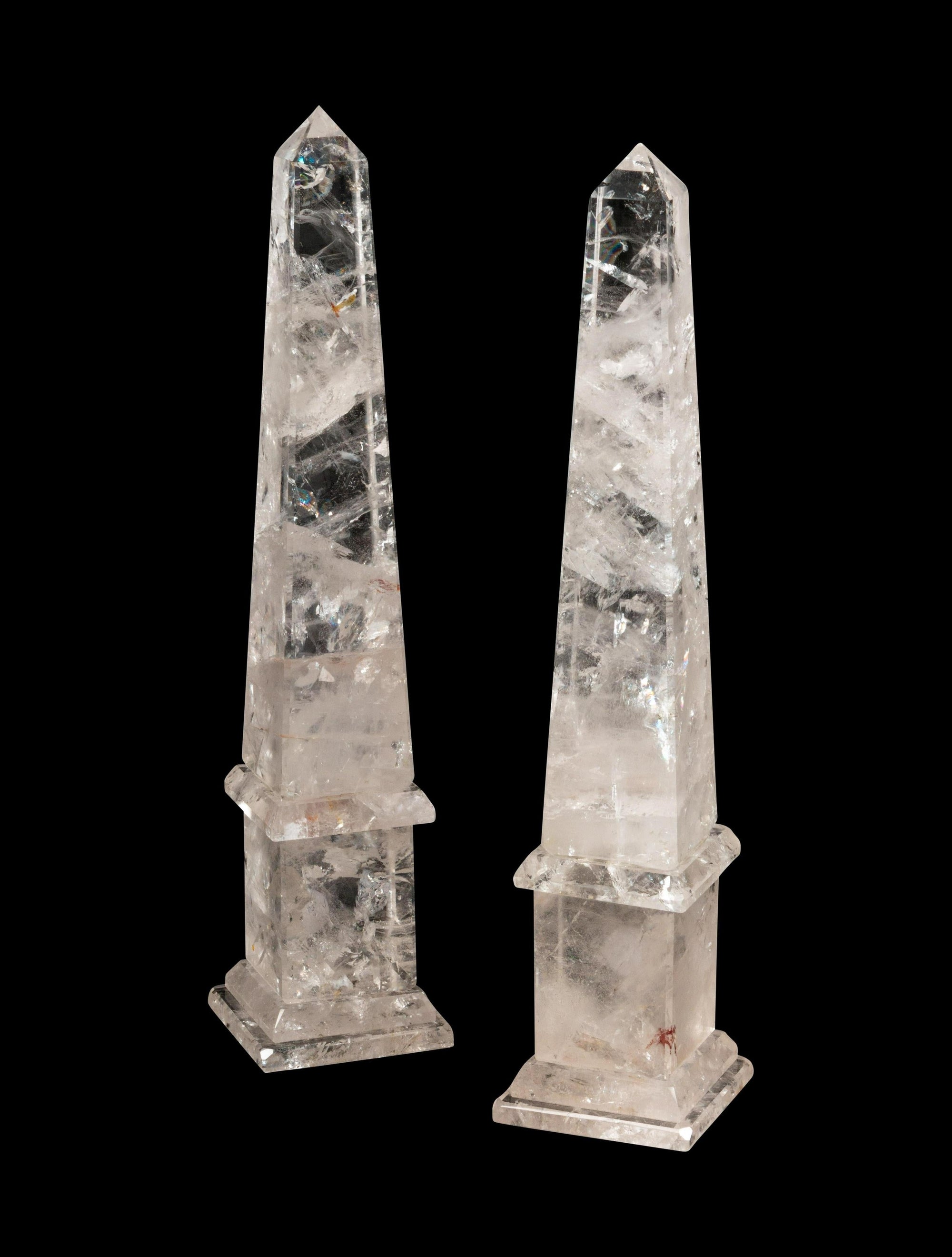 Rock Crystal Obelisks