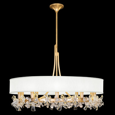 Azu 34.5" Round Chandelier with Shades