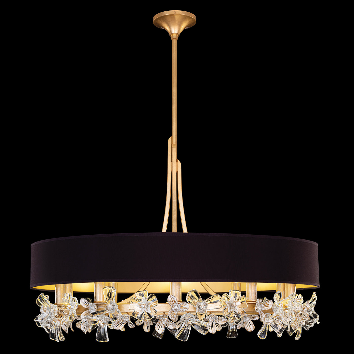 Azu 34.5" Round Chandelier with Shades
