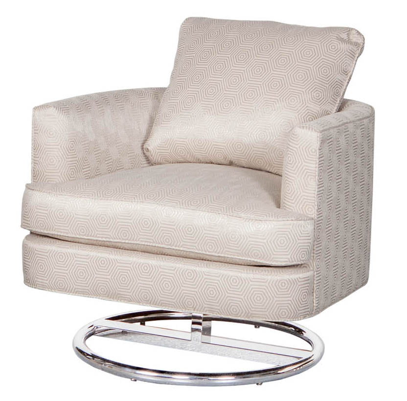 Swivel Lounge Chair Metal Base