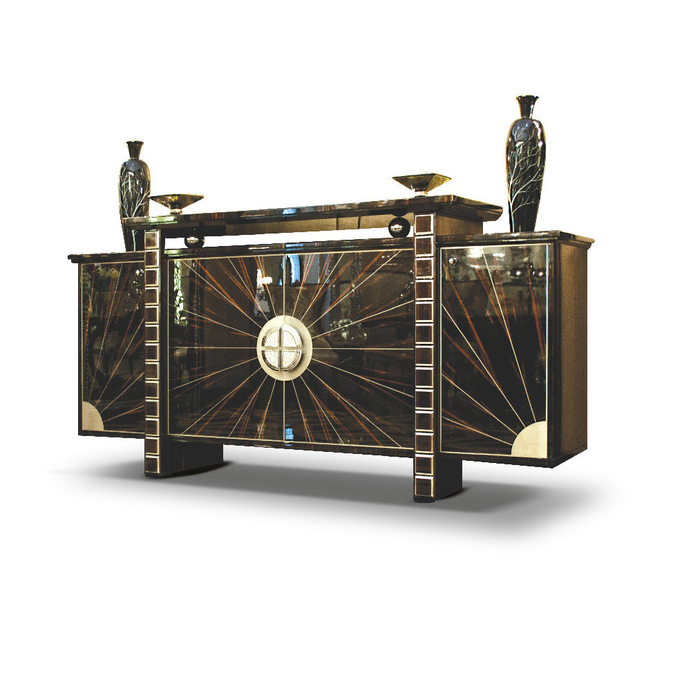 Francisco Molon C514 Sideboard High Gloss Macassar Ebony Art Deco Inspired