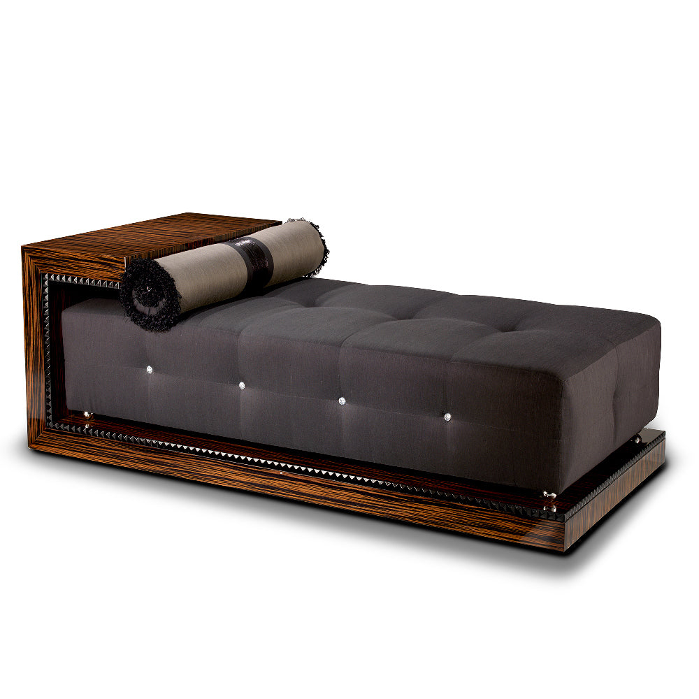 Macassar Ebony Bench Martin Perri Interiors Los Angeles, San Francisco, New York, Carmel