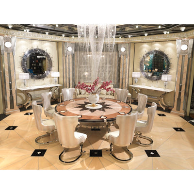 KAUFMANN ROUND TABLE. INLAID