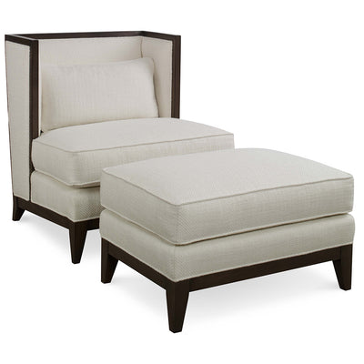 Contemporary Armless Lounge slipper Chair