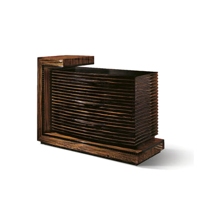 Precious Nightstand High Gloss Macassar Ebony