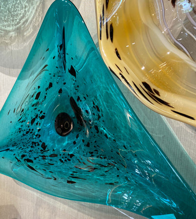 Glass Art Wall Plate