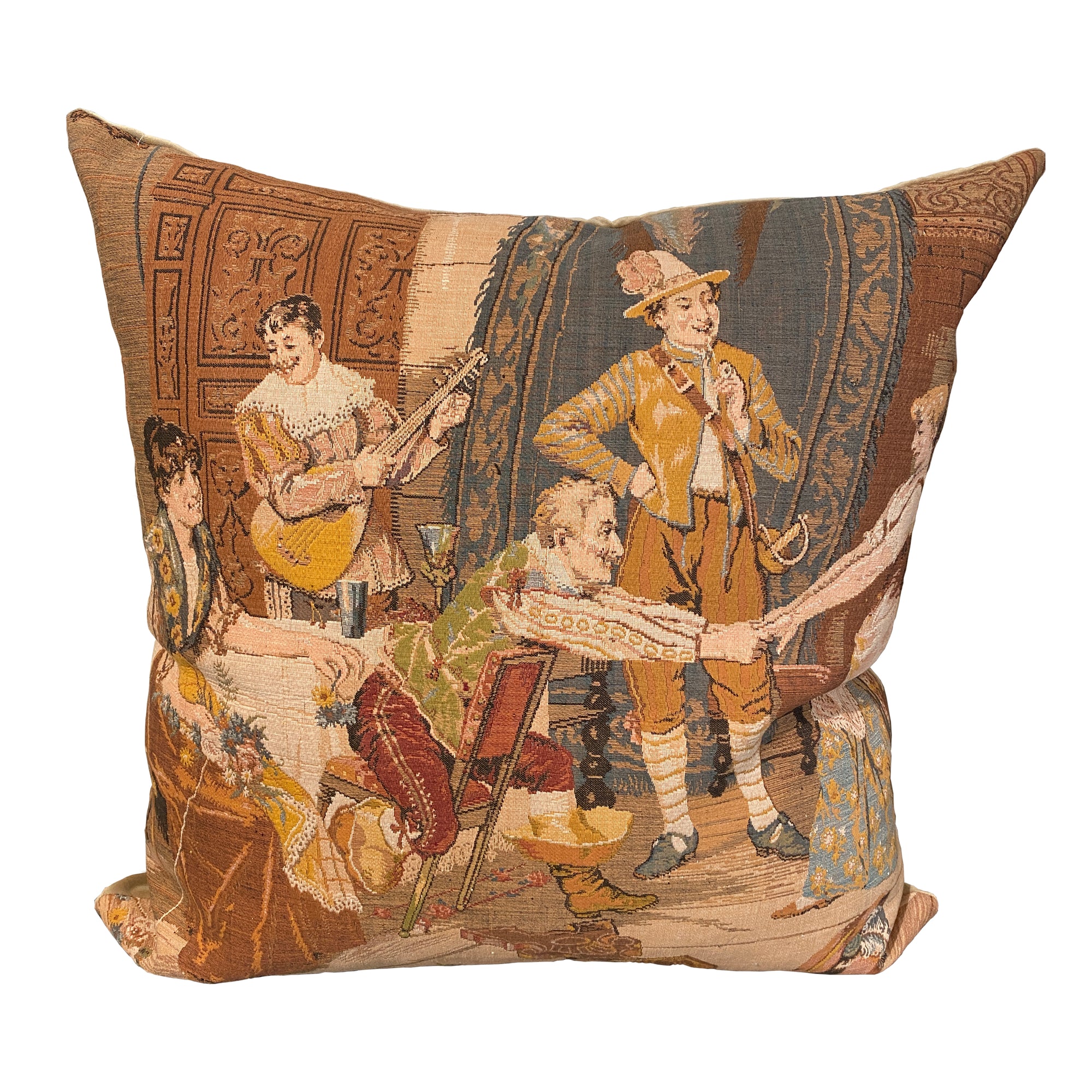 Tapestry Pillow Custom Old World