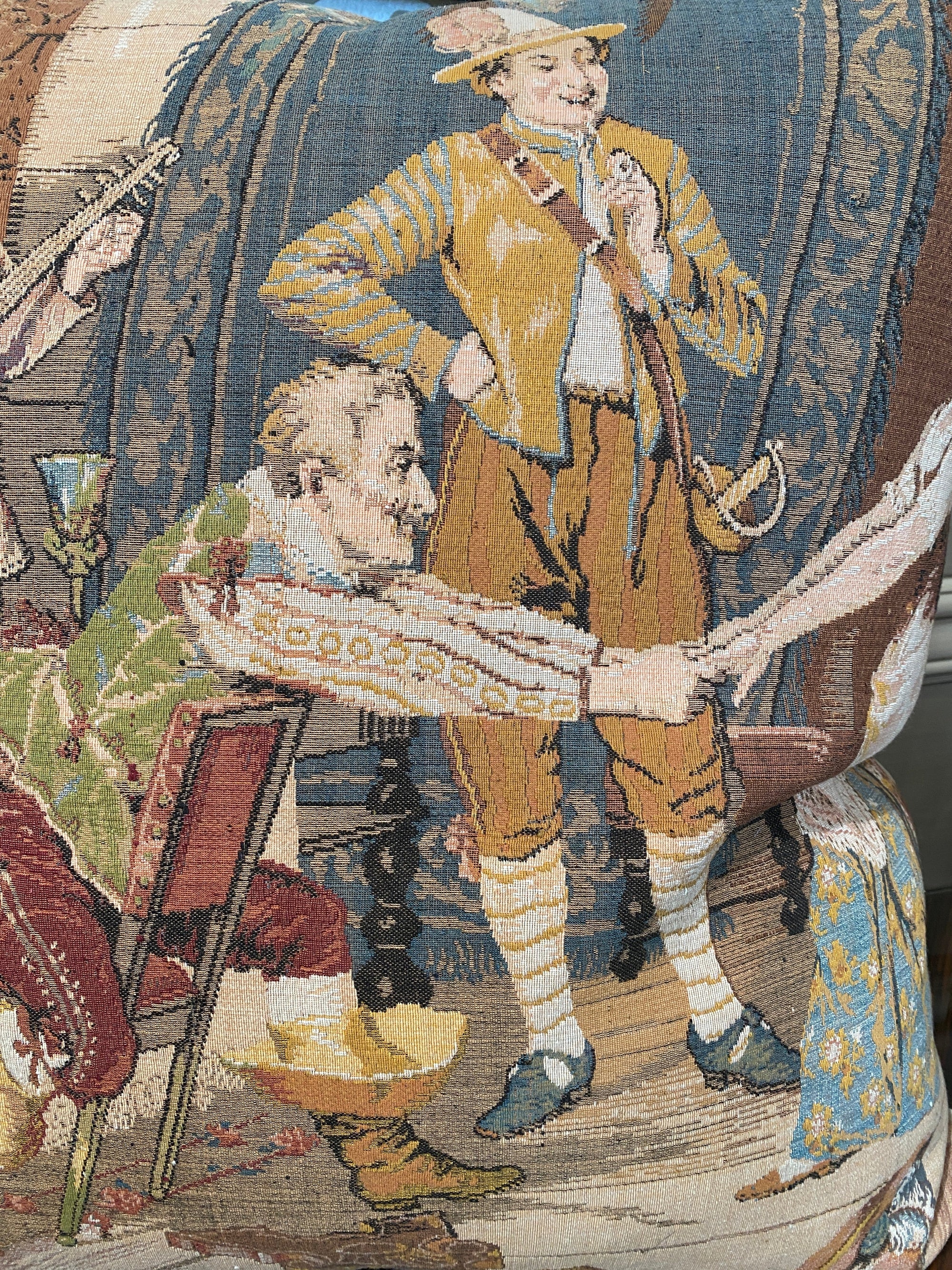 Tapestry Pillow Custom Old World