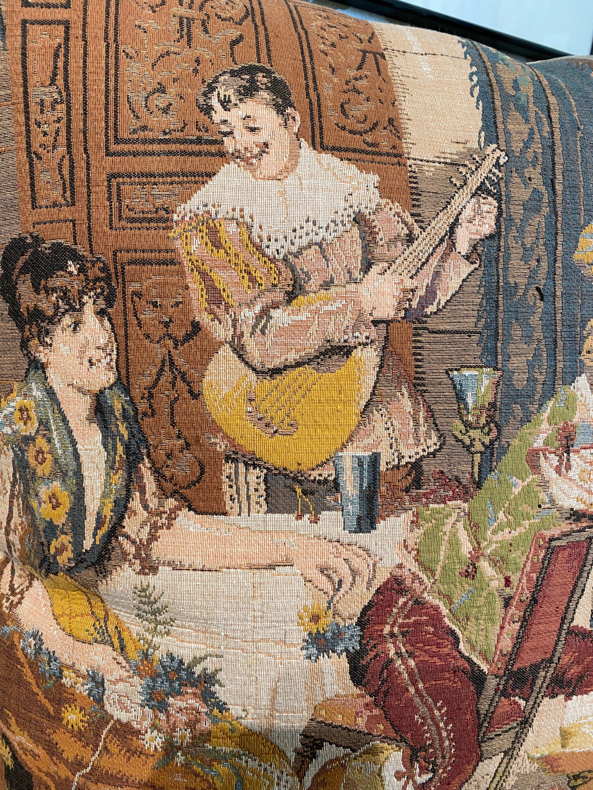 Tapestry Pillow Custom Old World