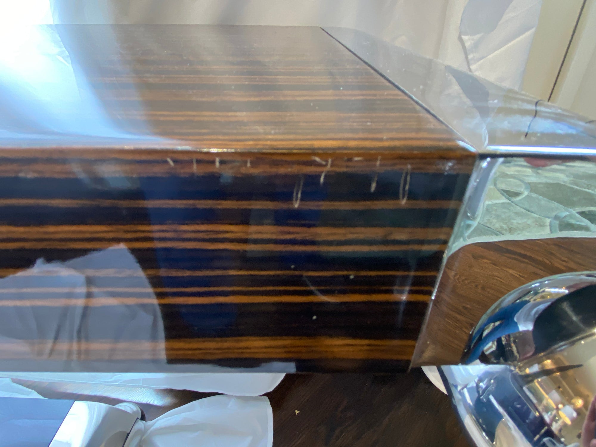 Brueton Macassar Ebony Console Table