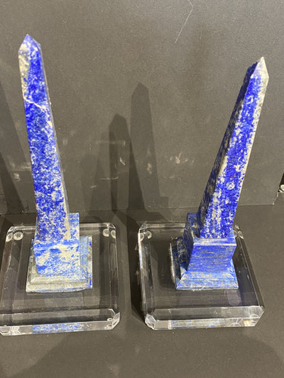 Lapis Blue Minature Obelisks