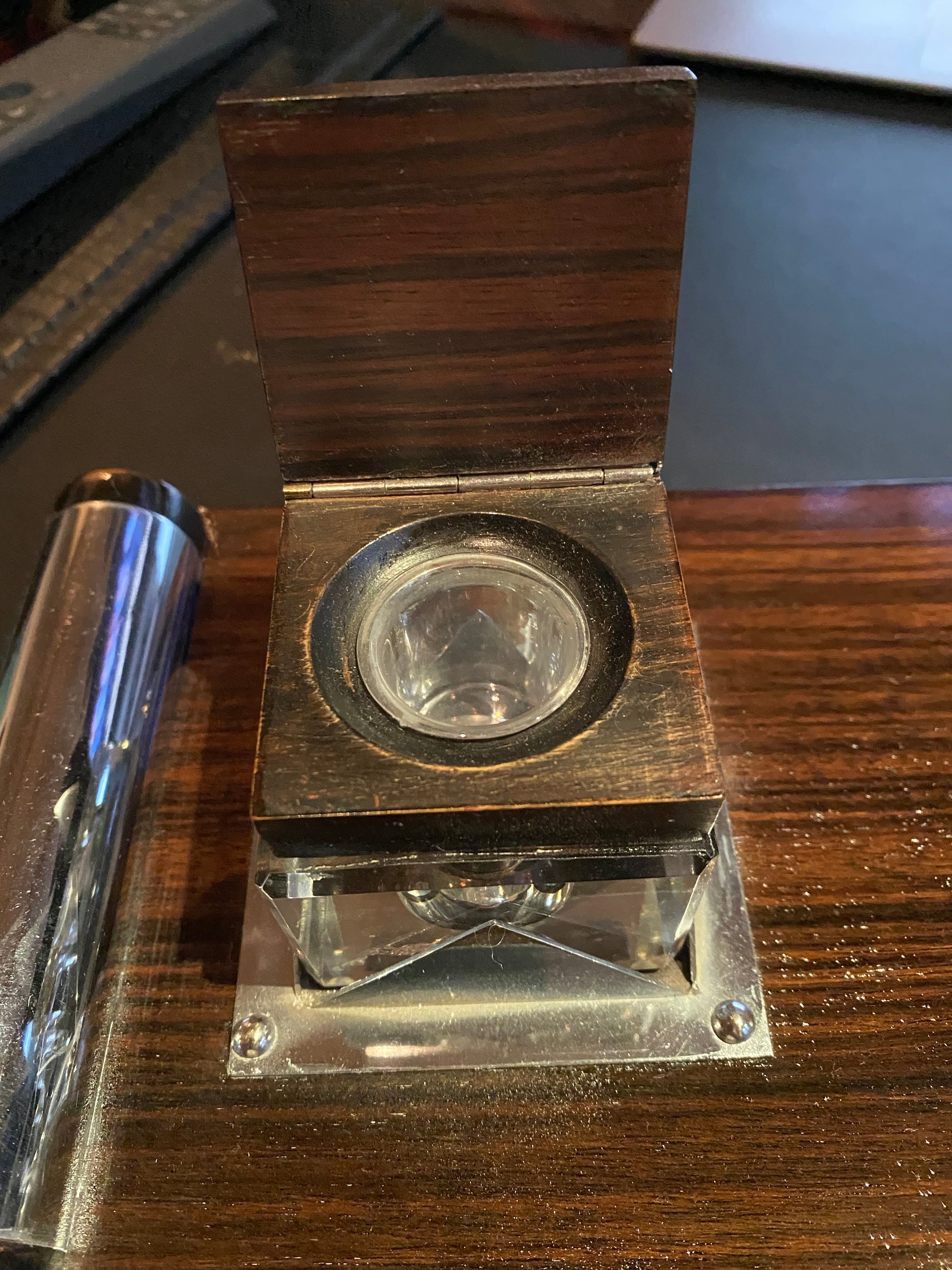 1930's Art Deco Ink well Desk Set