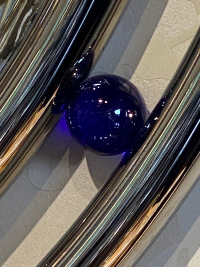 Polished Stainless Steel Round Mirror