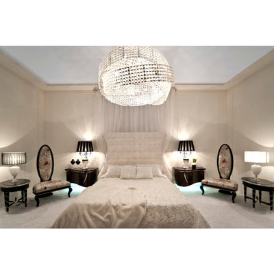 Suspended Nighstand - High Gloss Macassar Ebony