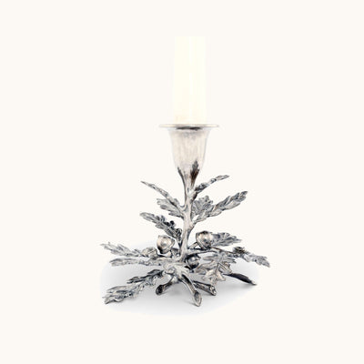 Oak Leaf Candlestick - 1 Taper