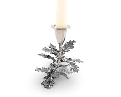 Oak Leaf Candlestick - 1 Taper