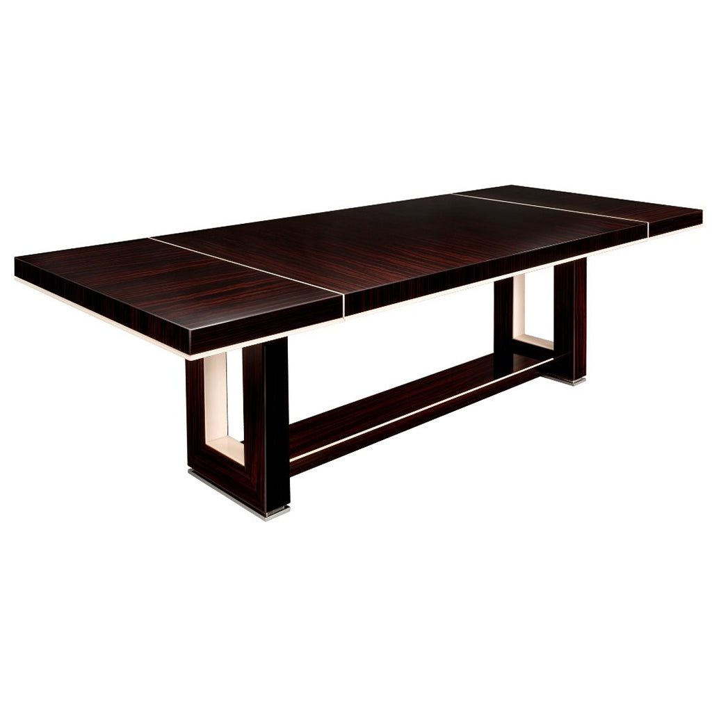 Luxurious Macassar Ebony Dining Table
