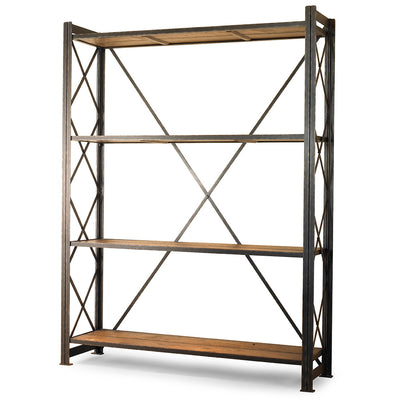 Century Furniture MN2064, iron Frame Bookcase Industrial